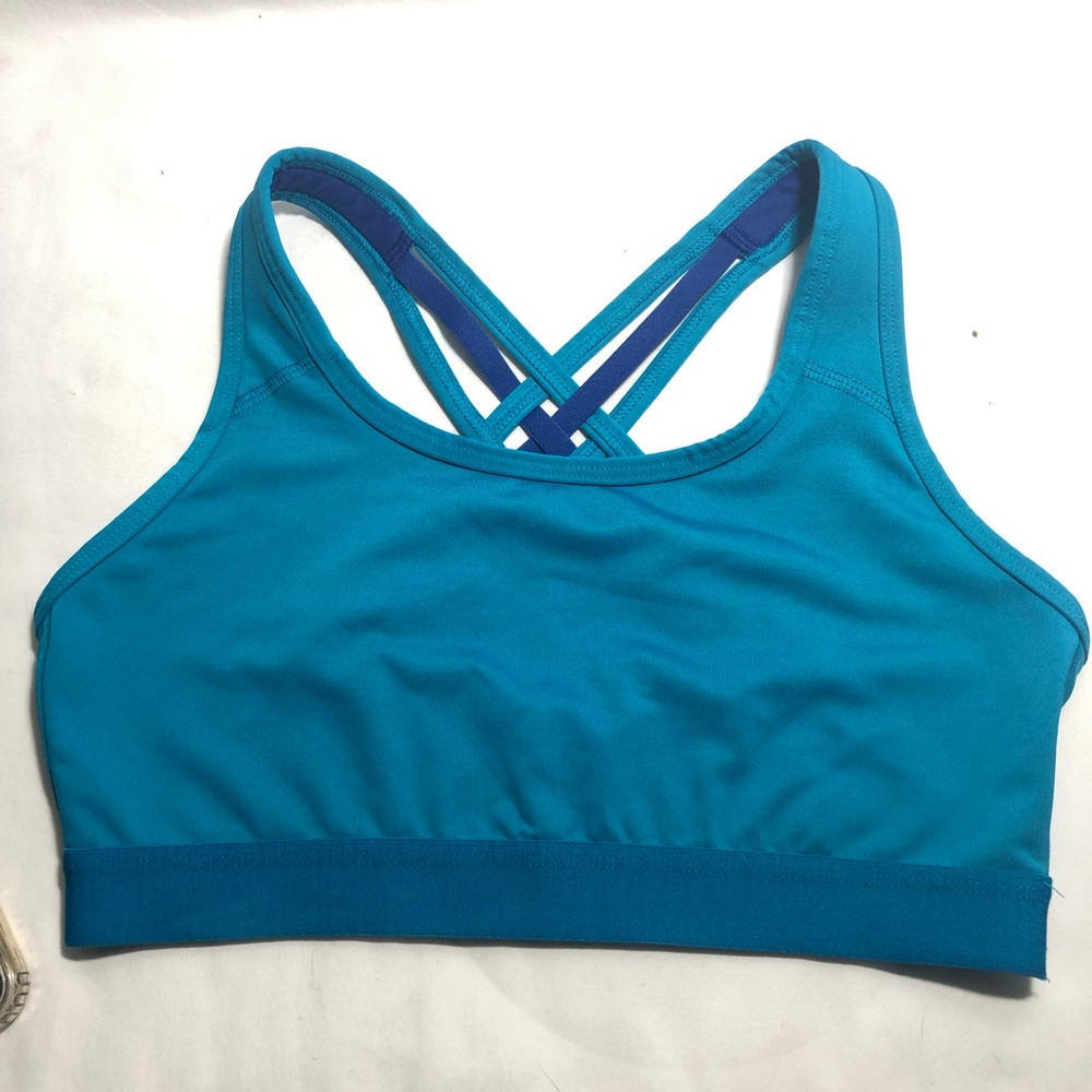 AVIA Blue Sport Bras Sz M